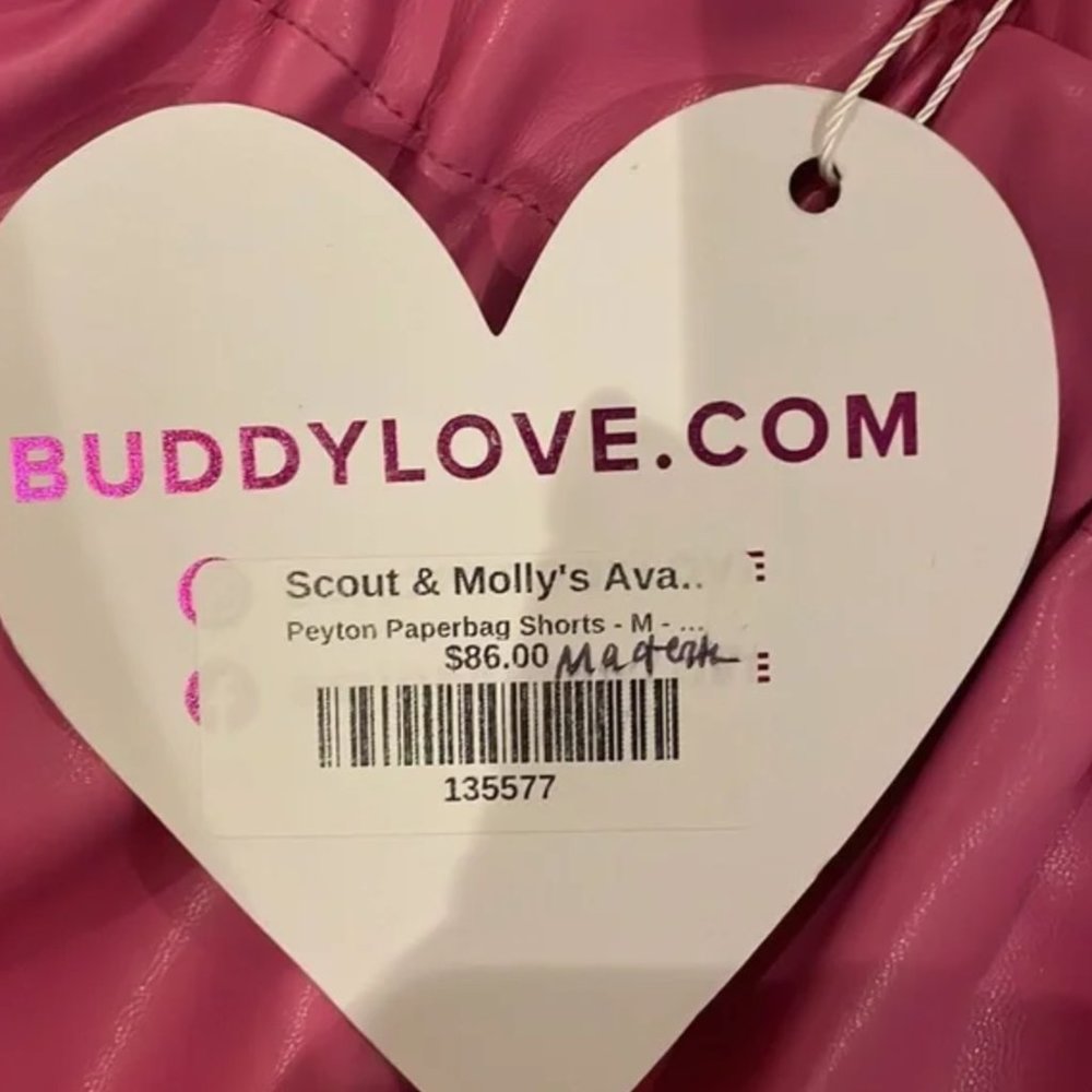 Buddy Love Peyton Paperbag Shorts Leather - M - Picture 5 of 5